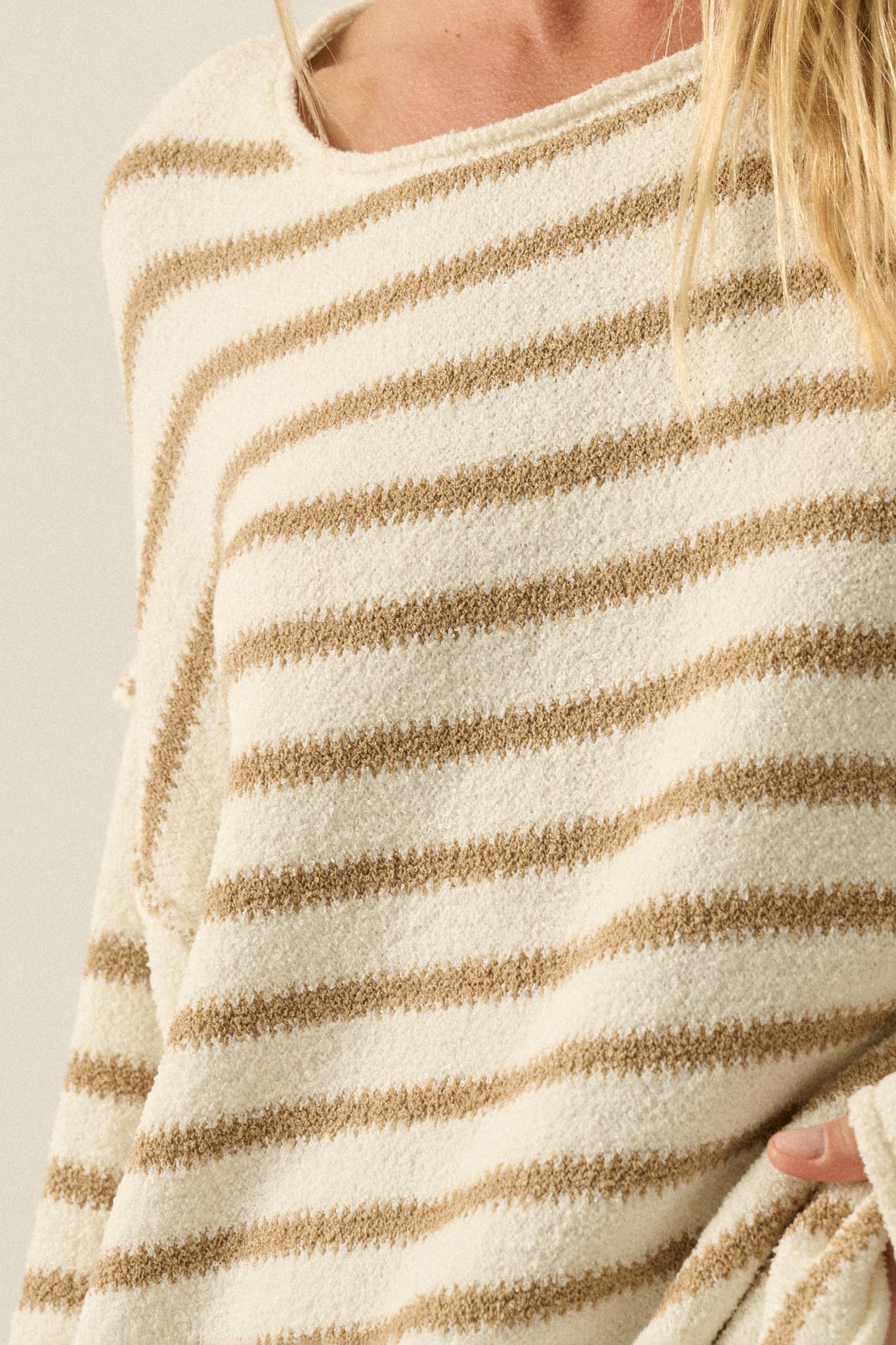 Stripe Hype Oversized Striped Sweater