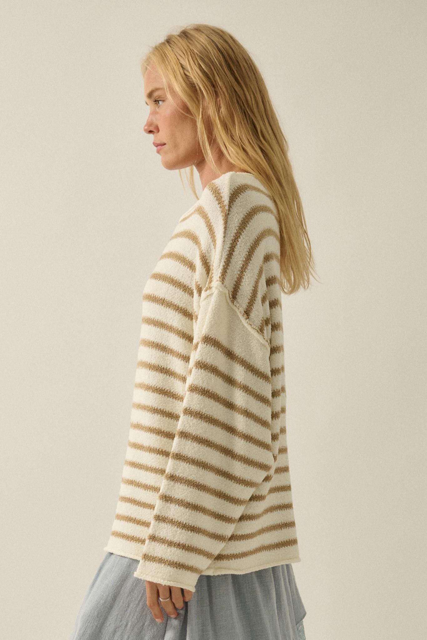 Stripe Hype Oversized Striped Sweater