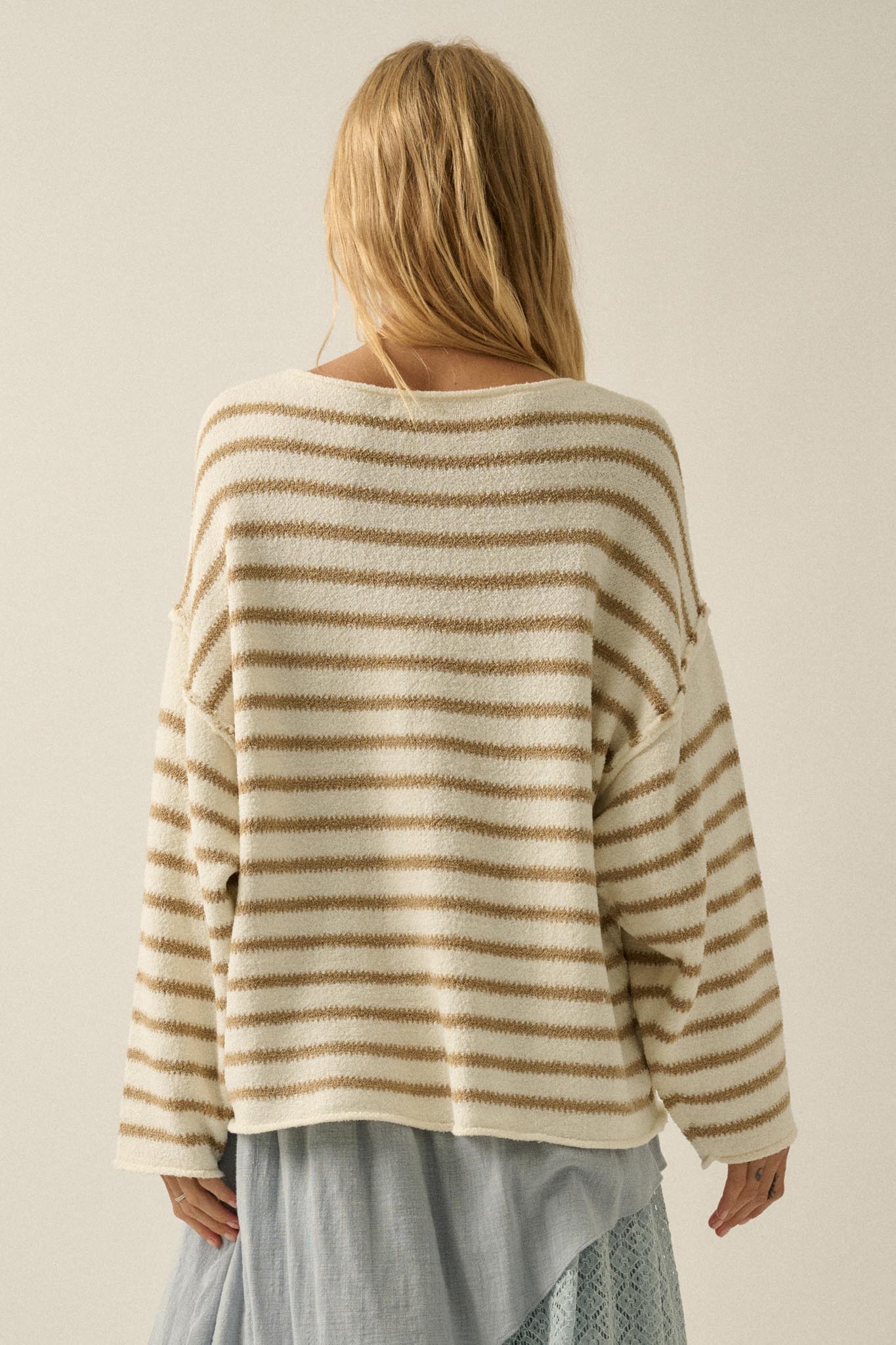 Stripe Hype Oversized Striped Sweater