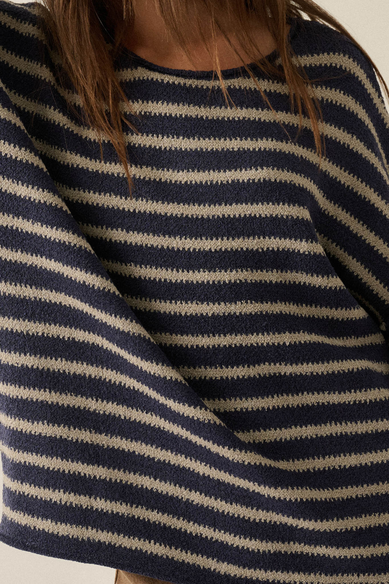 Stripe Hype Oversized Striped Sweater