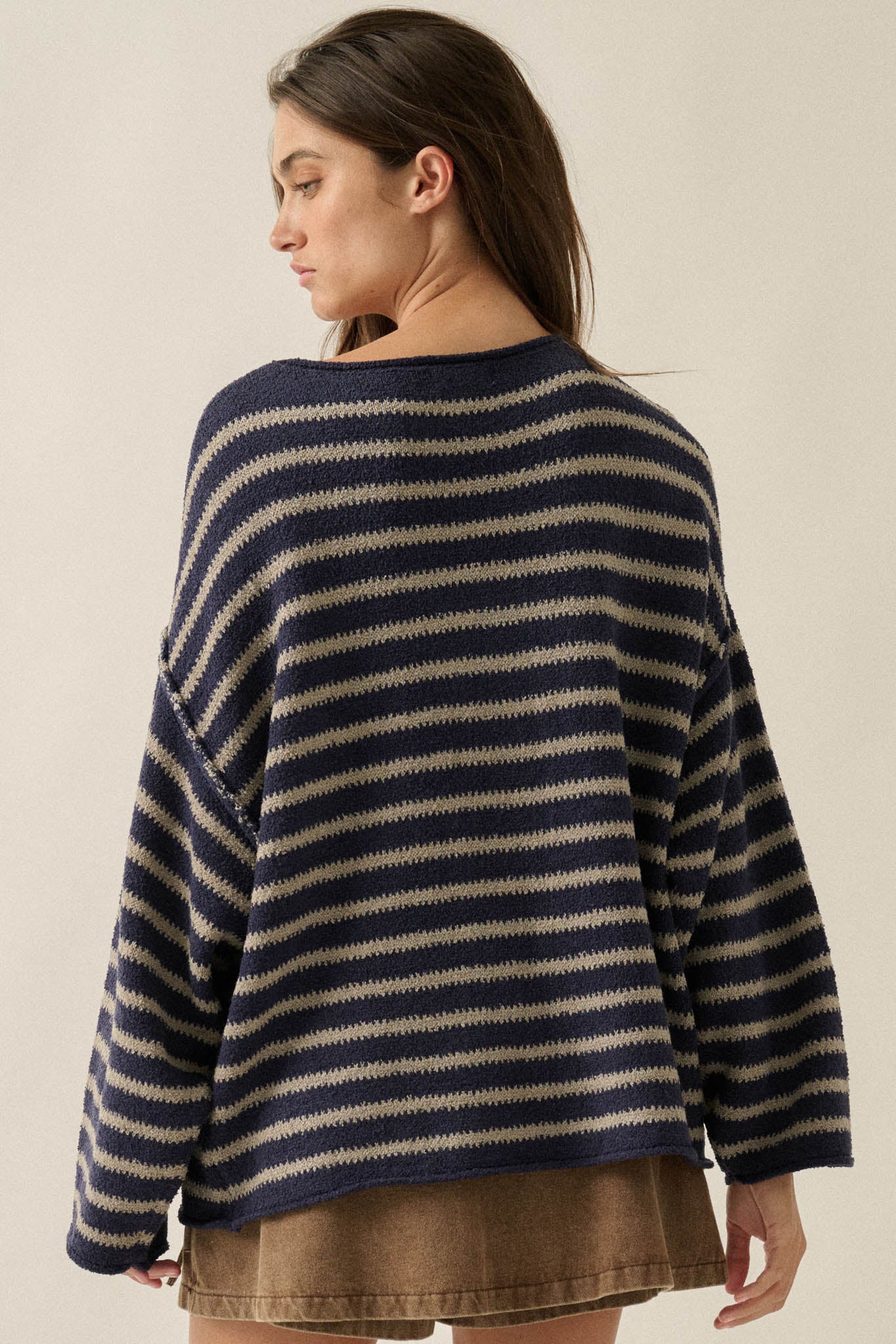 Stripe Hype Oversized Striped Sweater