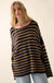 Stripe Hype Oversized Striped Sweater