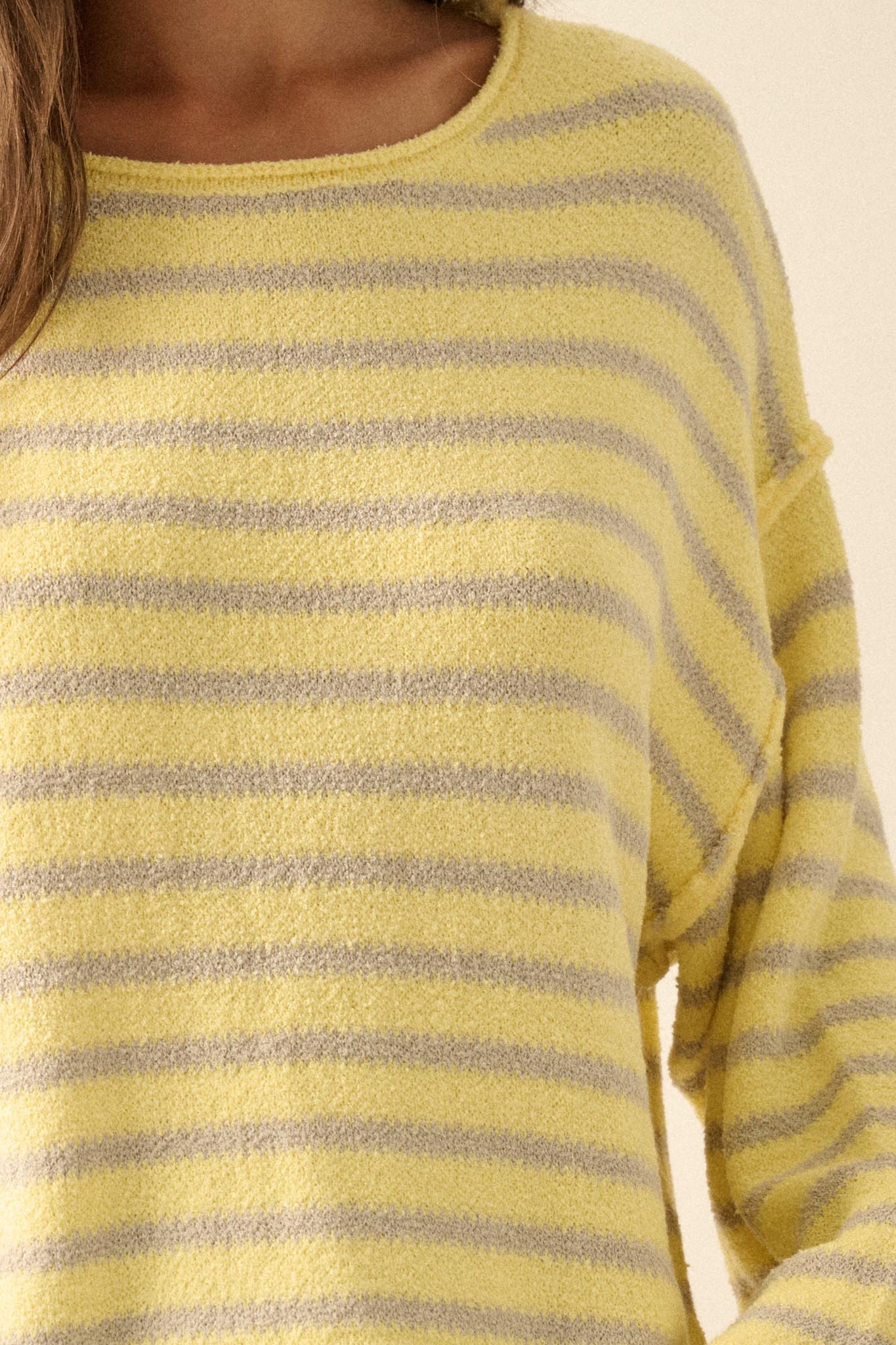 Stripe Hype Oversized Striped Sweater