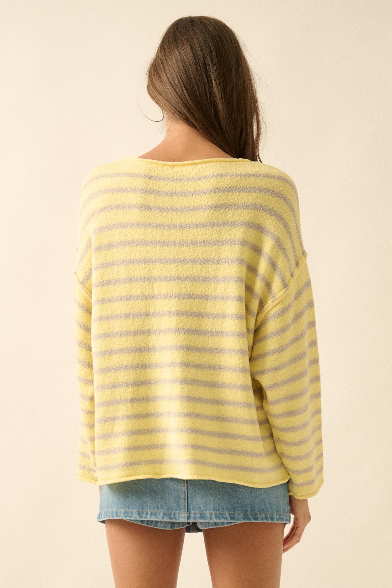 Stripe Hype Oversized Striped Sweater