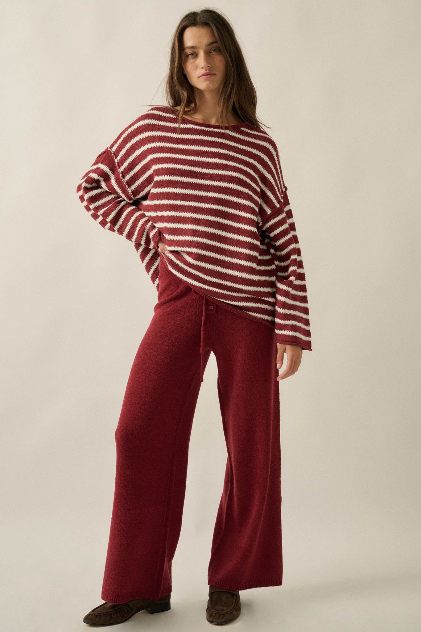 Stripe Hype Oversized Striped Sweater