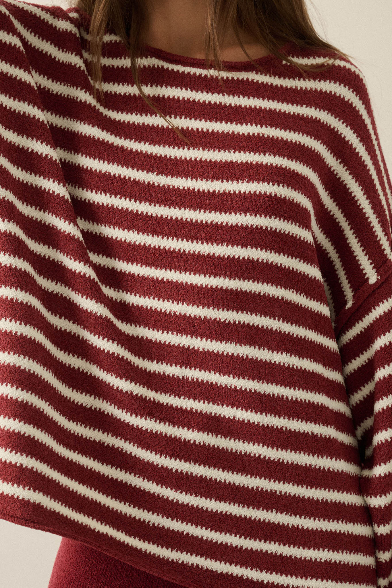 Stripe Hype Oversized Striped Sweater