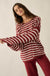 Stripe Hype Oversized Striped Sweater