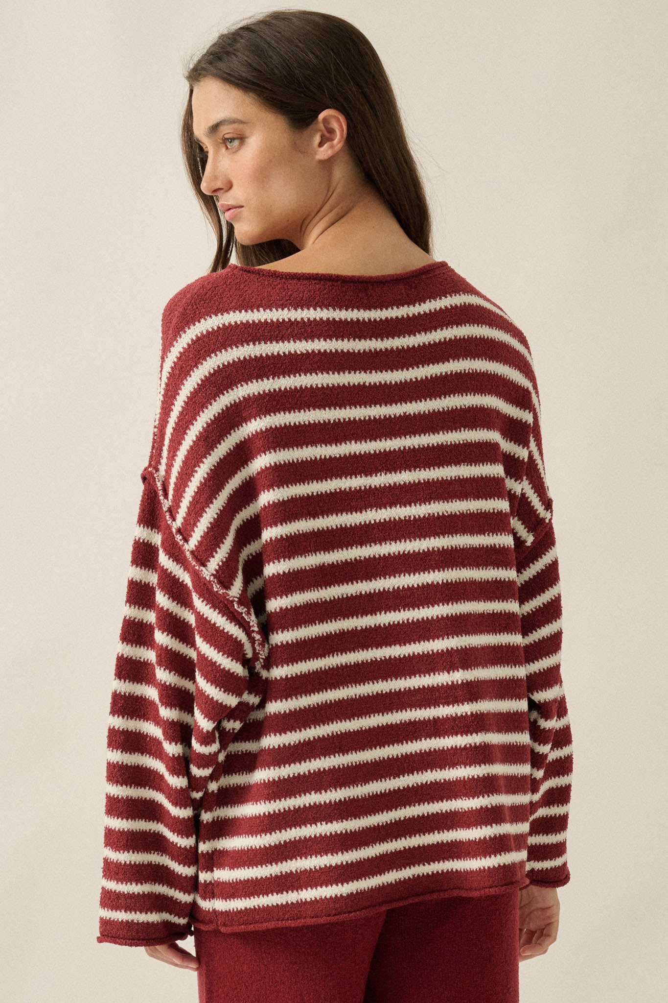 Stripe Hype Oversized Striped Sweater