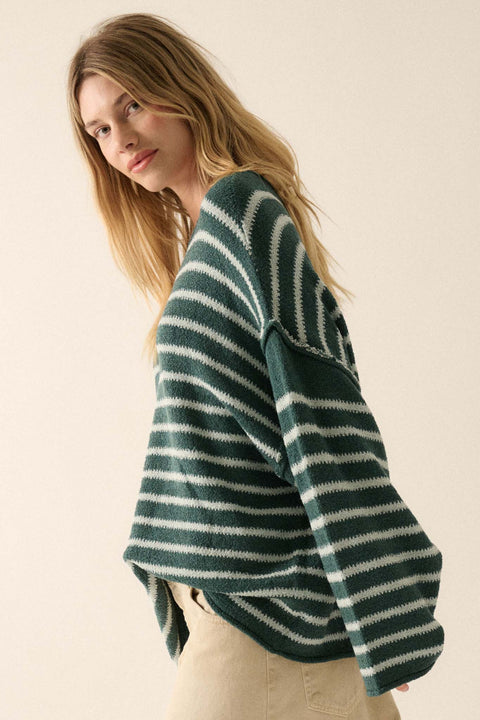 Stripe Hype Oversized Striped Sweater