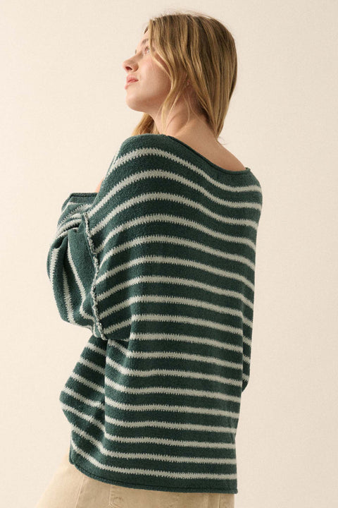 Stripe Hype Oversized Striped Sweater