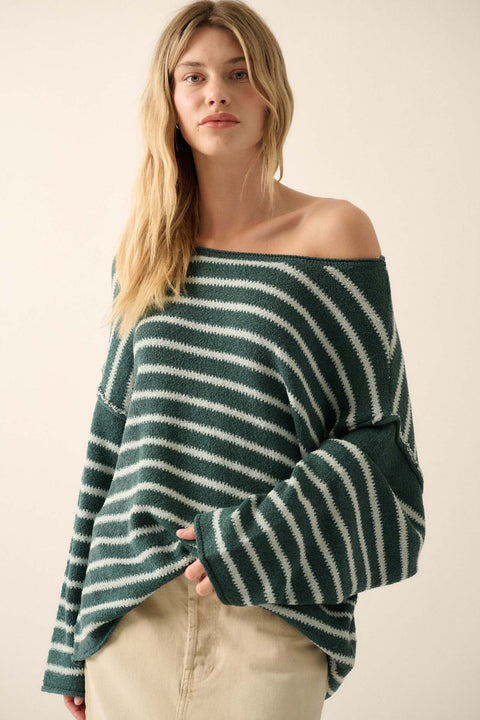 Stripe Hype Oversized Striped Sweater