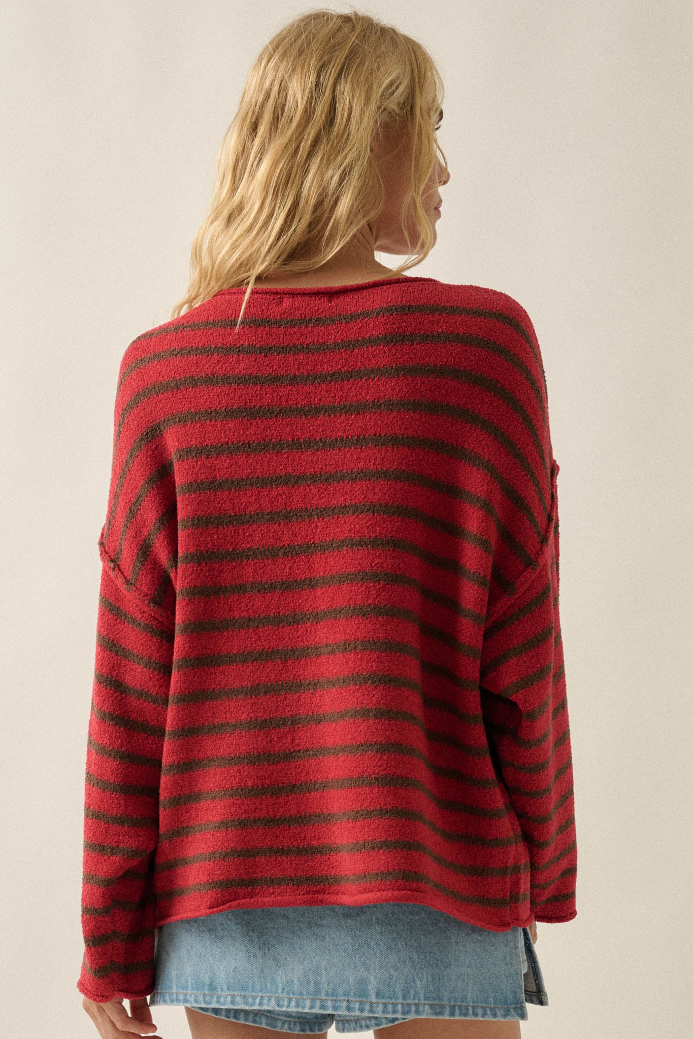 Stripe Hype Oversized Striped Sweater