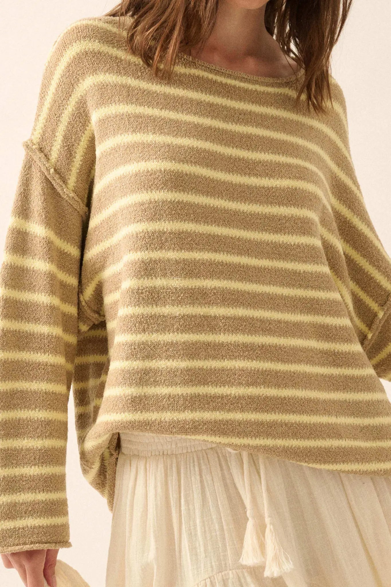 Stripe Hype Oversized Striped Sweater