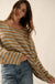 Stripe Hype Oversized Striped Sweater