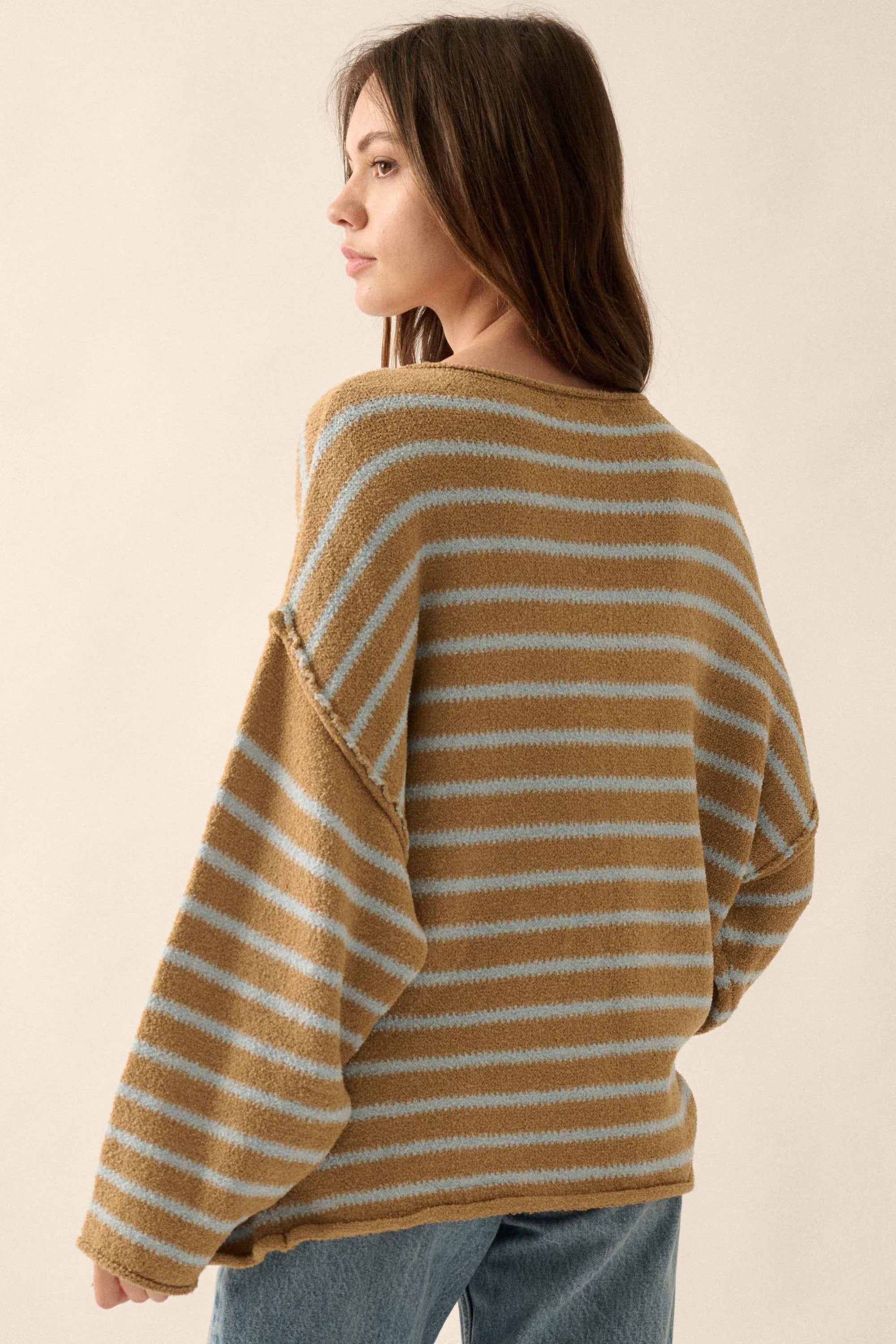 Stripe Hype Oversized Striped Sweater