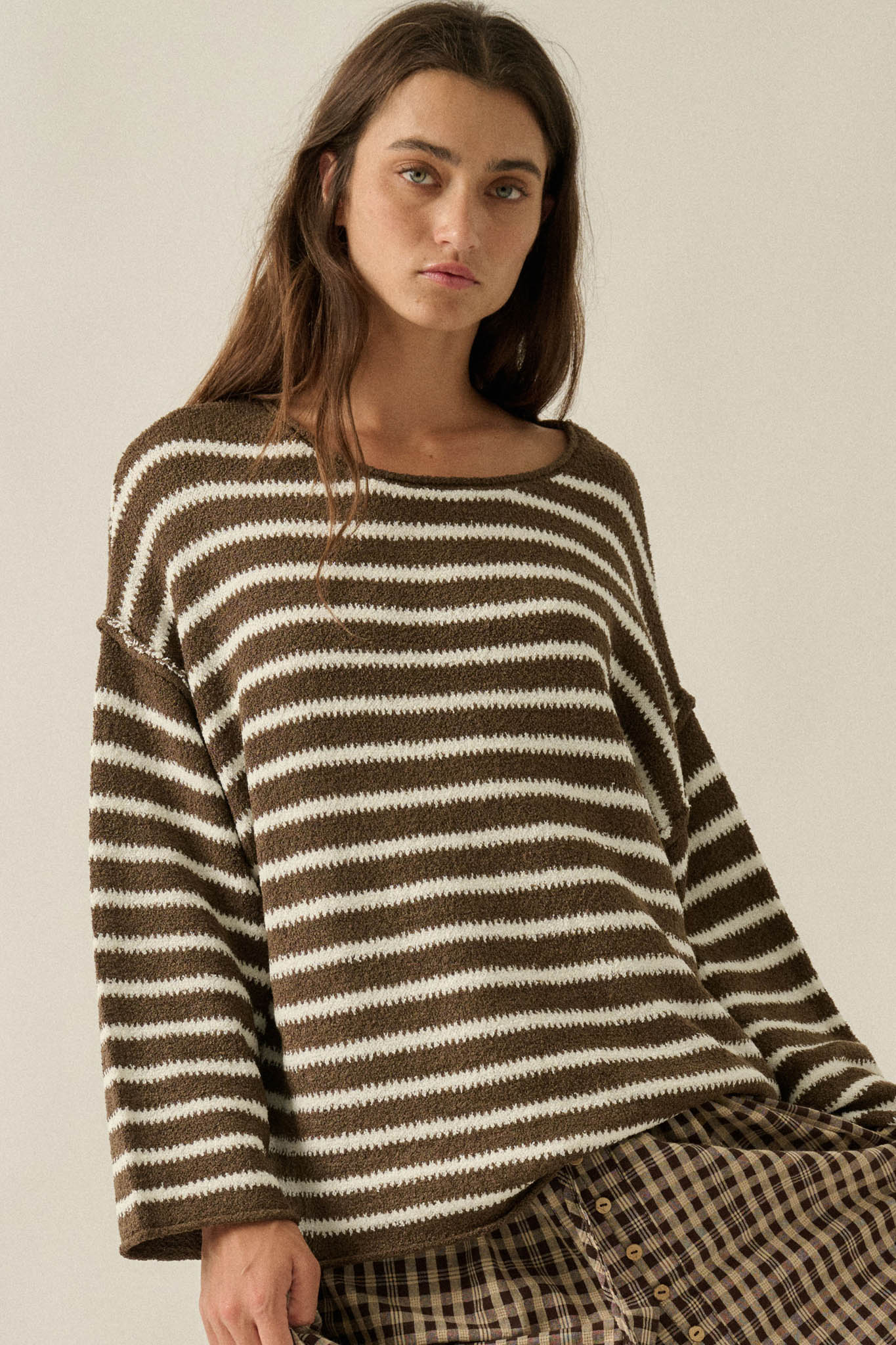 Stripe Hype Oversized Striped Sweater