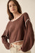 Cuddle Party Cropped Exposed-Seam Sweater - ShopPromesa