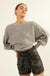 Fine Lines Cropped Rib-Knit Boatneck Sweater - ShopPromesa