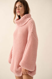 Cozy Up Chunky Knit Oversize Turtleneck Sweater - ShopPromesa