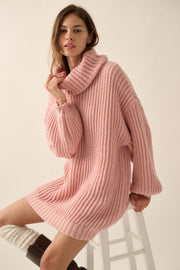 Cozy Up Chunky Knit Oversize Turtleneck Sweater - ShopPromesa