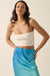 Shaper Fit Rib-Knit Bandeau Tube Top