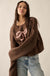 Let It Bow Exposed-Seam Bow Jacquard Knit Sweater - ShopPromesa