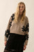 Fuzzy Flowers Floral Chenille Jacquard Sweater - ShopPromesa