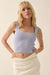 Shaper Fit Squareneck Rib-Knit Tank Top - ShopPromesa