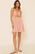 Sugar Town Floral Cutout O-Ring Mini Dress - ShopPromesa