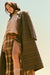Check Please Double-Breasted Plaid Overcoat - ShopPromesa