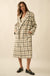 Checked Out Plaid Double-Breasted Overcoat - ShopPromesa