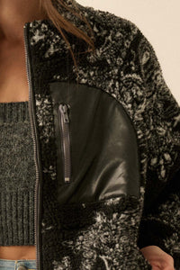 Chasing Dreams Paisley-Print Fleece Zip-Up Jacket - ShopPromesa