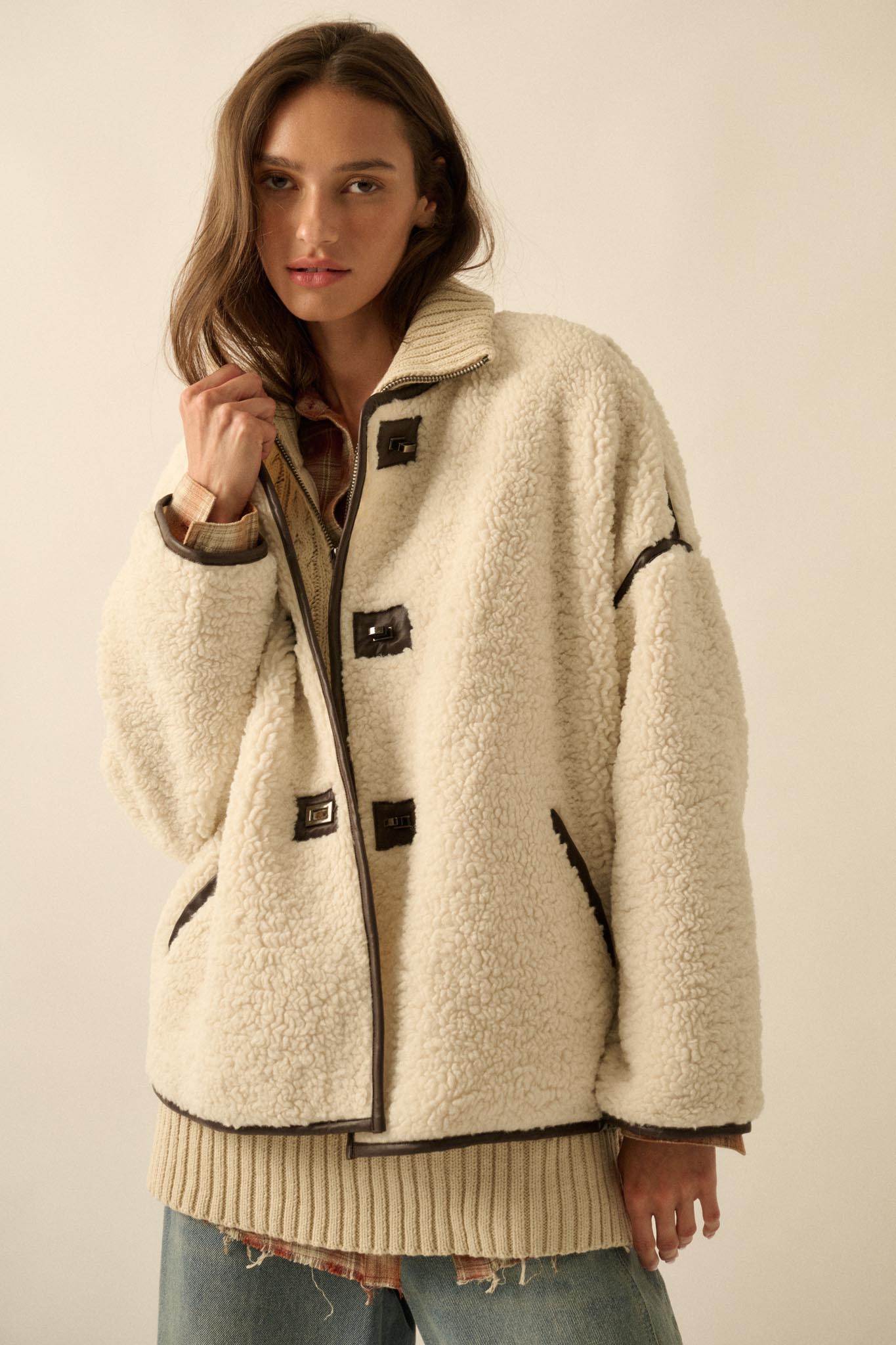 Tibetan Trail Sherpa Fleece Toggle Jacket - ShopPromesa