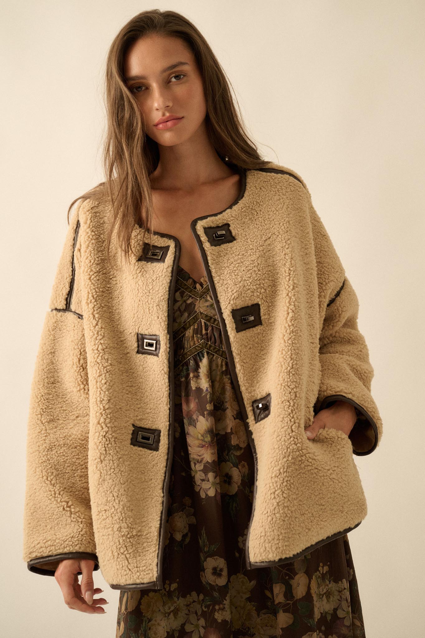 Tibetan Trail Sherpa Fleece Toggle Jacket - ShopPromesa