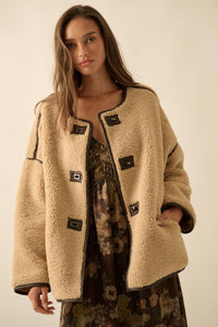 Tibetan Trail Sherpa Fleece Toggle Jacket - ShopPromesa