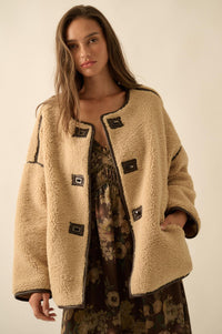 Tibetan Trail Sherpa Fleece Toggle Jacket - ShopPromesa