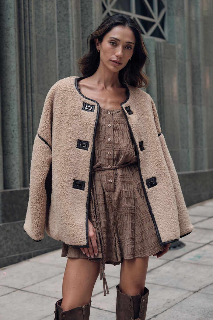 Tibetan Trail Sherpa Fleece Toggle Jacket - ShopPromesa