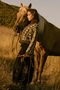 Tender Touch Vegan Suede and Lace Maxi Skirt - ShopPromesa