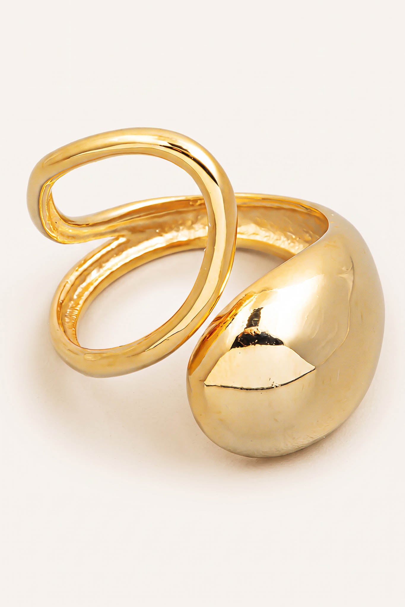 Ardmore Gold Chunky Dome Wrap Ring - ShopPromesa