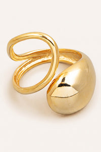 Ardmore Gold Chunky Dome Wrap Ring - ShopPromesa