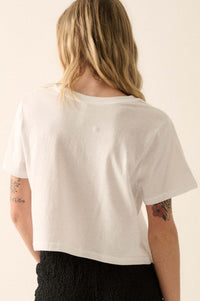 Bunches of Bows Garment-Wash Cropped Graphic Tee - ShopPromesa