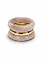 Montecito Marble Resin and Metallic Bracelet Set - ShopPromesa