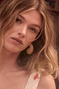 Deronda Marble Resin Teardrop Earrings - ShopPromesa