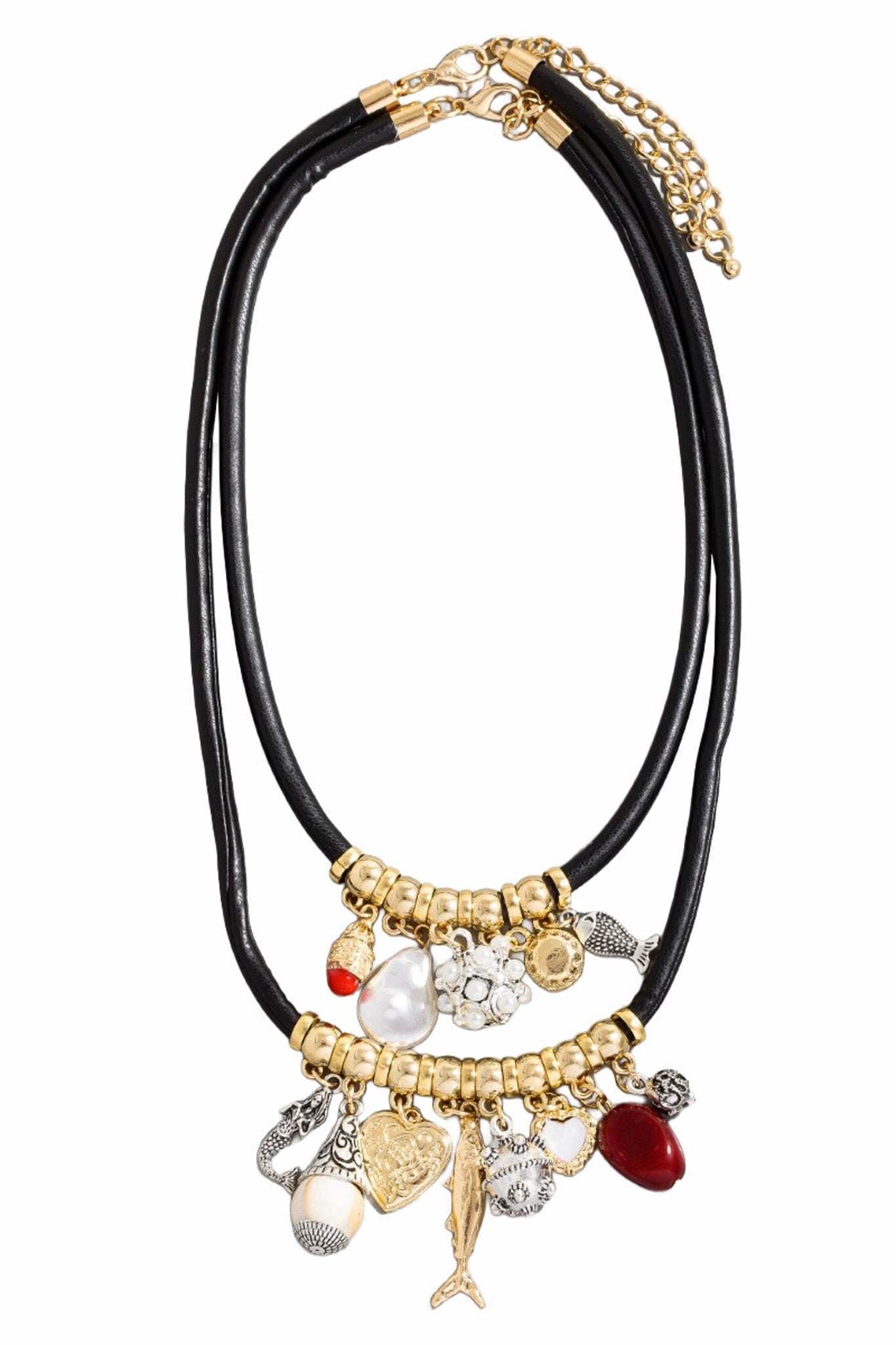 Catalina Sea Charms Layered Cord Necklace Set - ShopPromesa