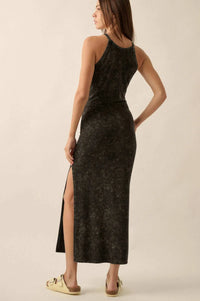 Butterfly Effect Graphic Racer-Neck Tank Maxi Dress - ShopPromesa