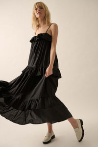 Through the Valley Tiered Ruffle Maxi Dress - ShopPromesa