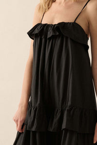 Through the Valley Tiered Ruffle Maxi Dress - ShopPromesa