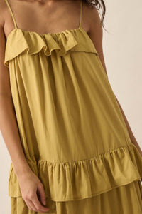 Through the Valley Tiered Ruffle Maxi Dress - ShopPromesa