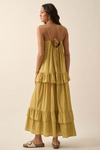 Through the Valley Tiered Ruffle Maxi Dress - ShopPromesa