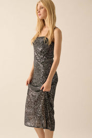 All That Glitters Sequin Midi Slip Dress - ShopPromesa